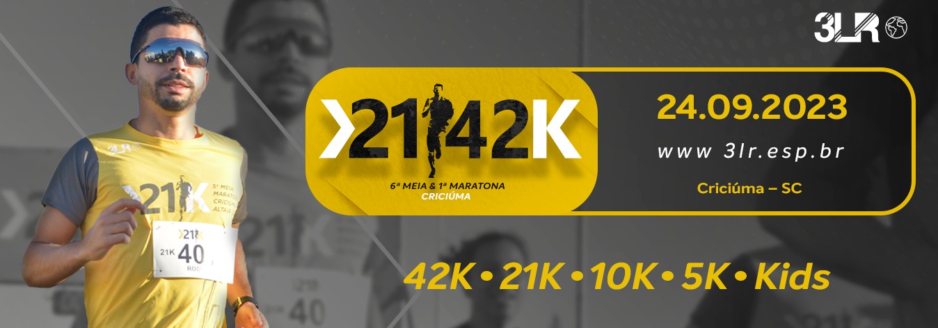 1ª MARATONA E 6ª MEIA MARATONA CRICIÚMA 2023