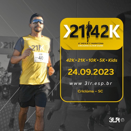 1ª MARATONA E 6ª MEIA MARATONA CRICIÚMA ALTAIR GUIDI
