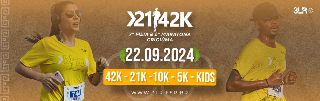 2ª MARATONA E 7ª MEIA MARATONA CRICIÚMA 2024